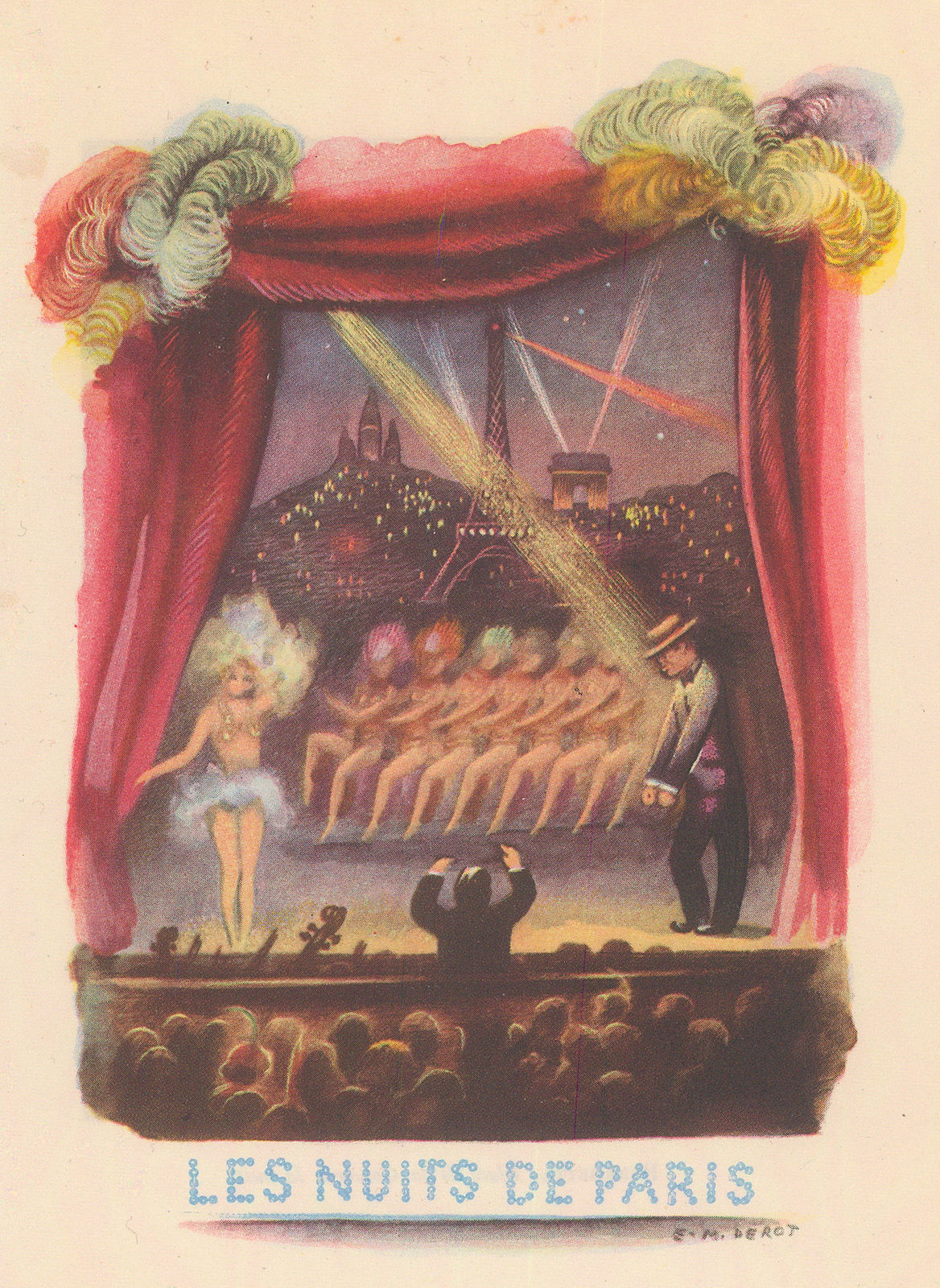 Dore Ogrizek, France - Paris, Les Nuits de Paris:, 1949