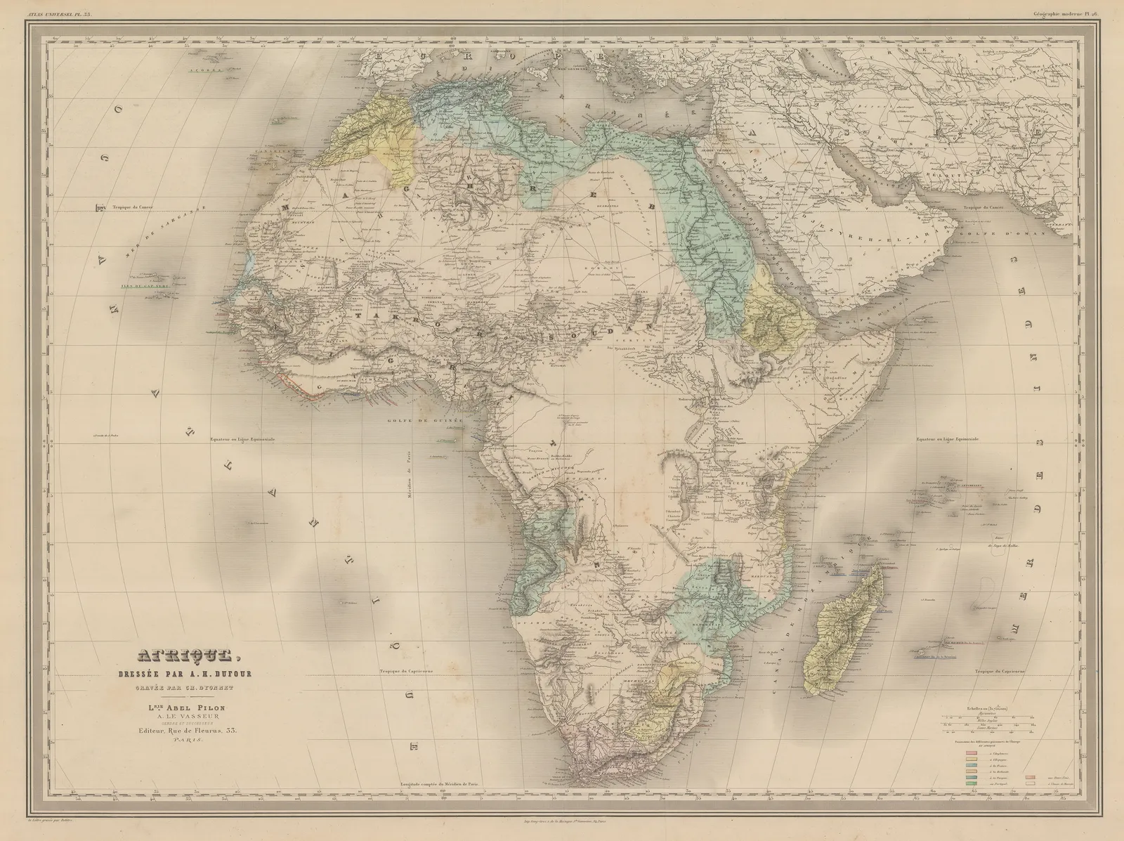 Victor Levasseur, Africa, 1860 c.