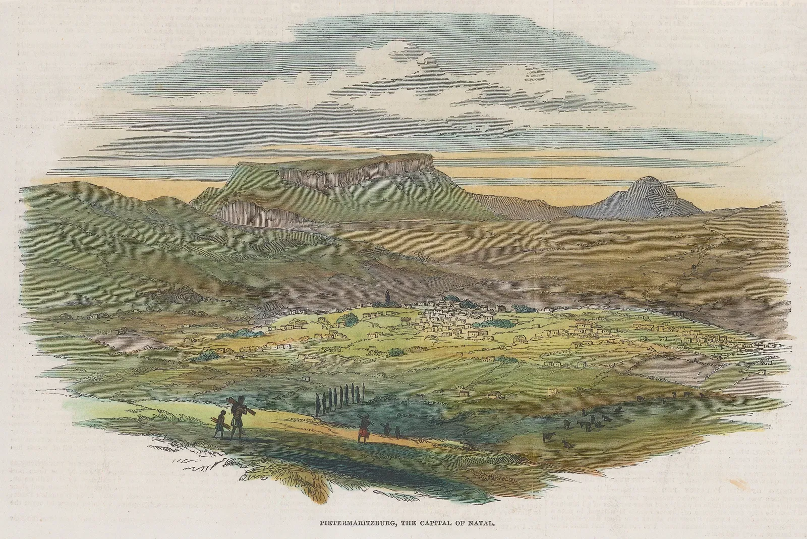 Illustrated London News (ILN), South Africa - Pietermaritzburg, 1870 c.