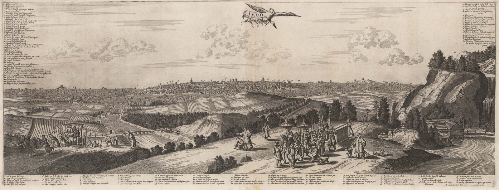 Pieter Van der Aa, Japan - Tokyo/Iedo, 1710