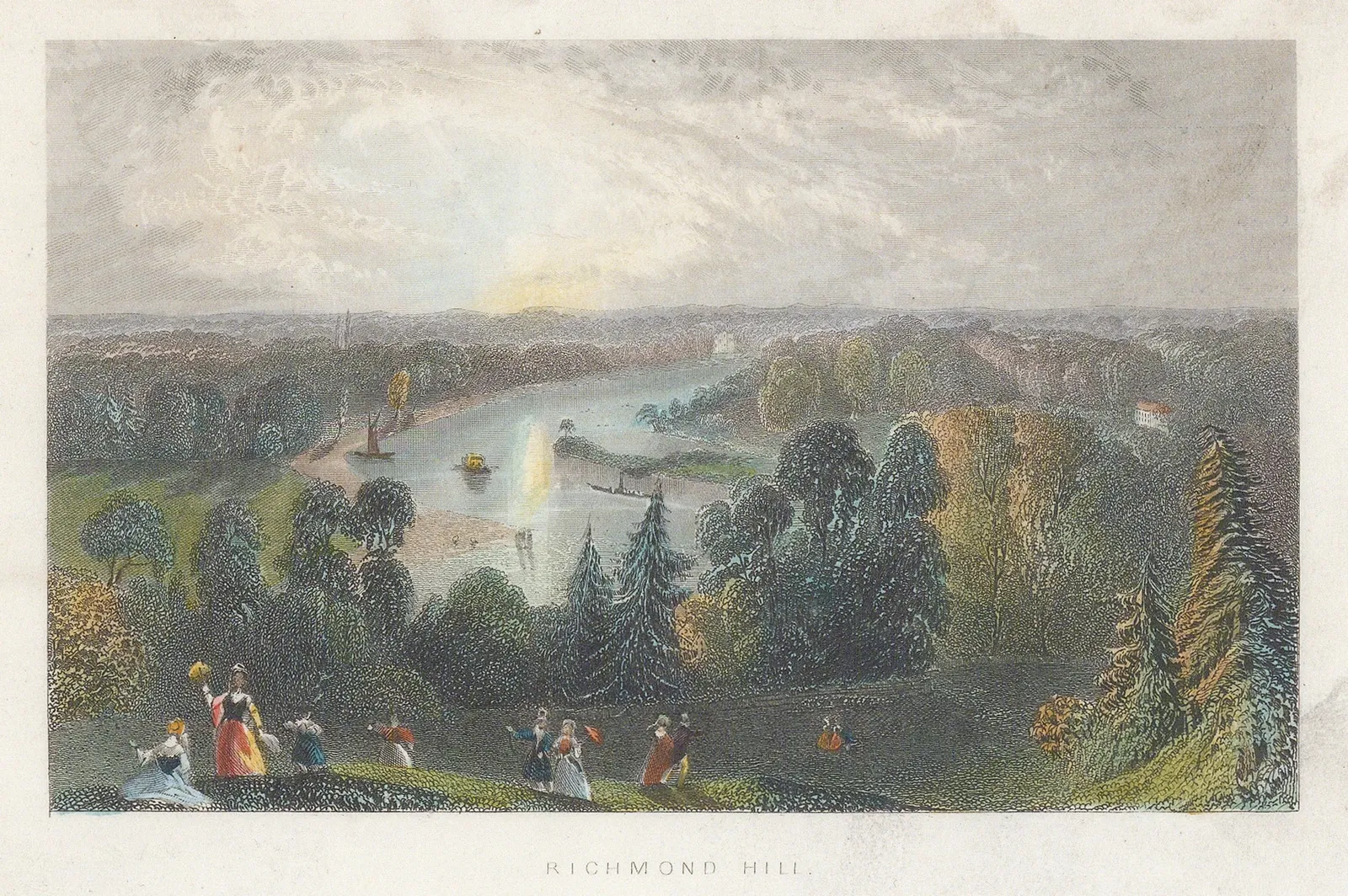 John Tallis, London - Richmond Hill, 1851