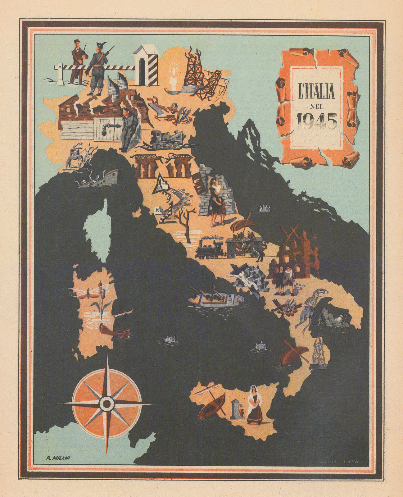 Giovanni De Agostini, Italy in 1945 & 1950, 1951