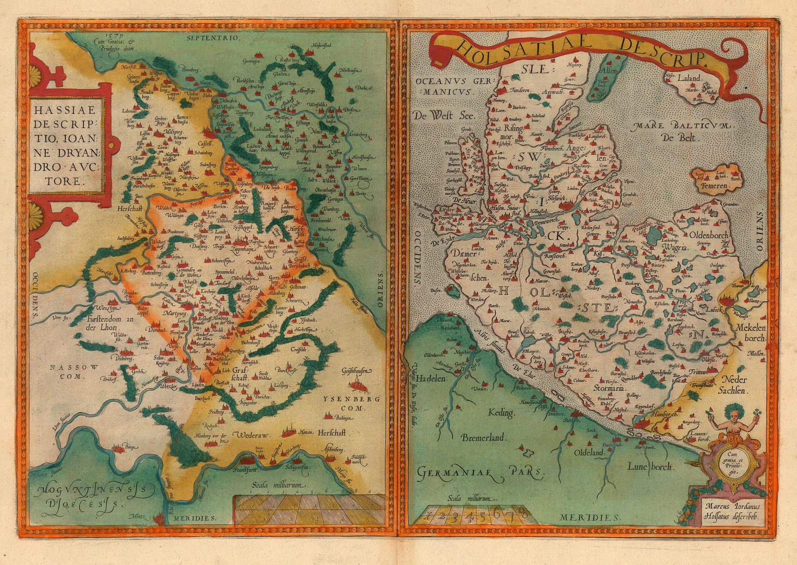 Abraham Ortelius, Hesse & Holstein, 1592