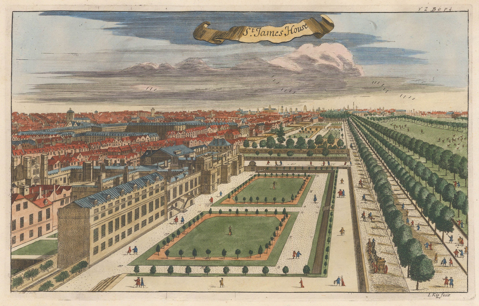 John Stow, London - St. James's Palace, 1755 c.