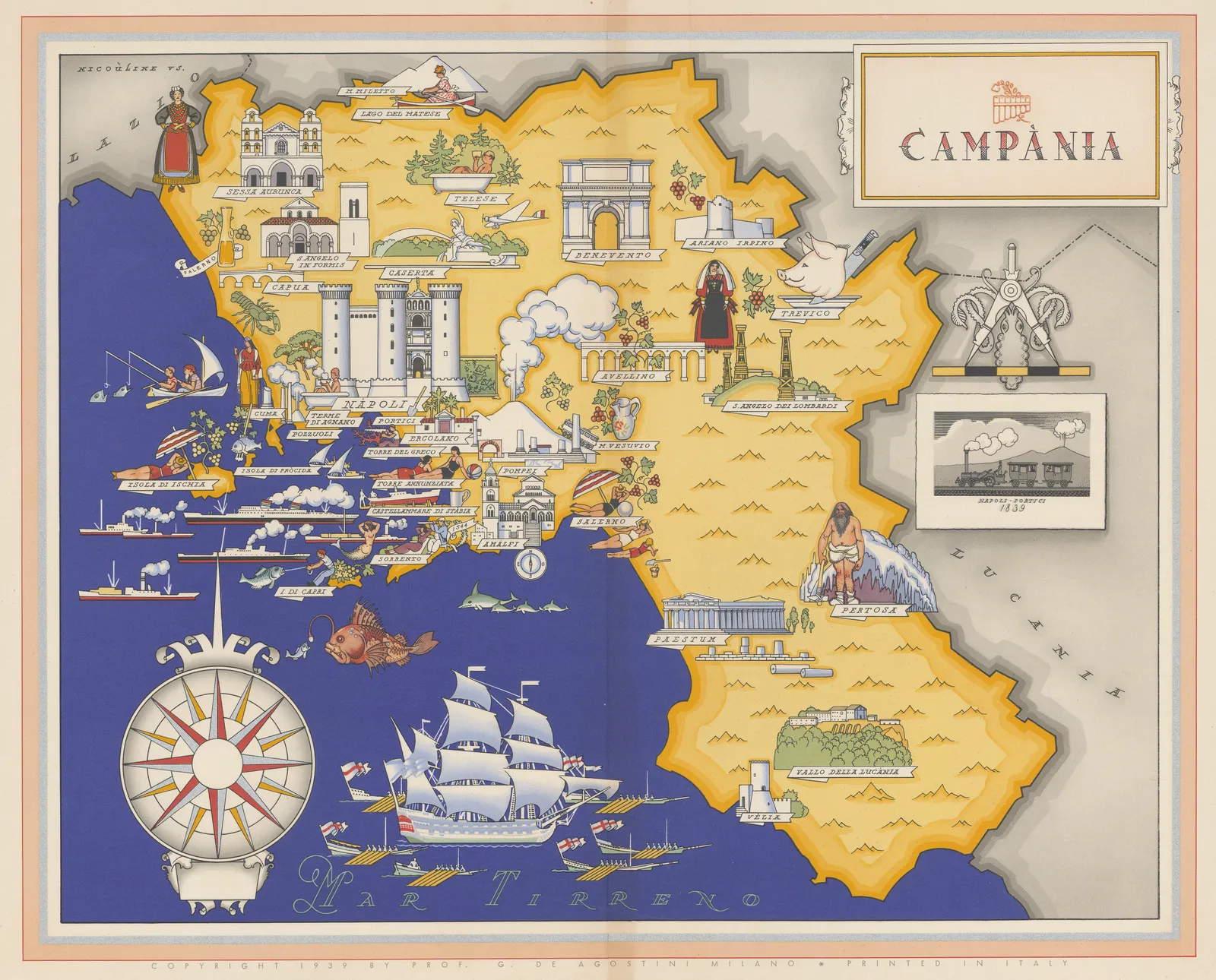 Giovanni De Agostini, Campania, 1941