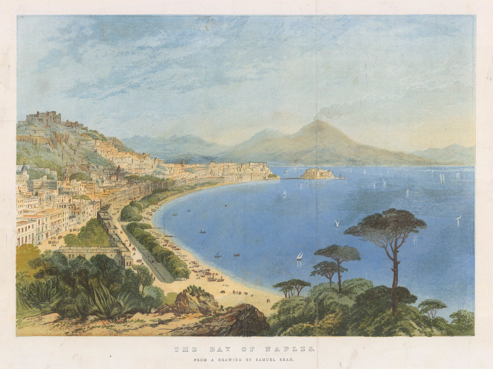 Illustrated London News (ILN), Italy - Naples, Bay of Naples, 1860
