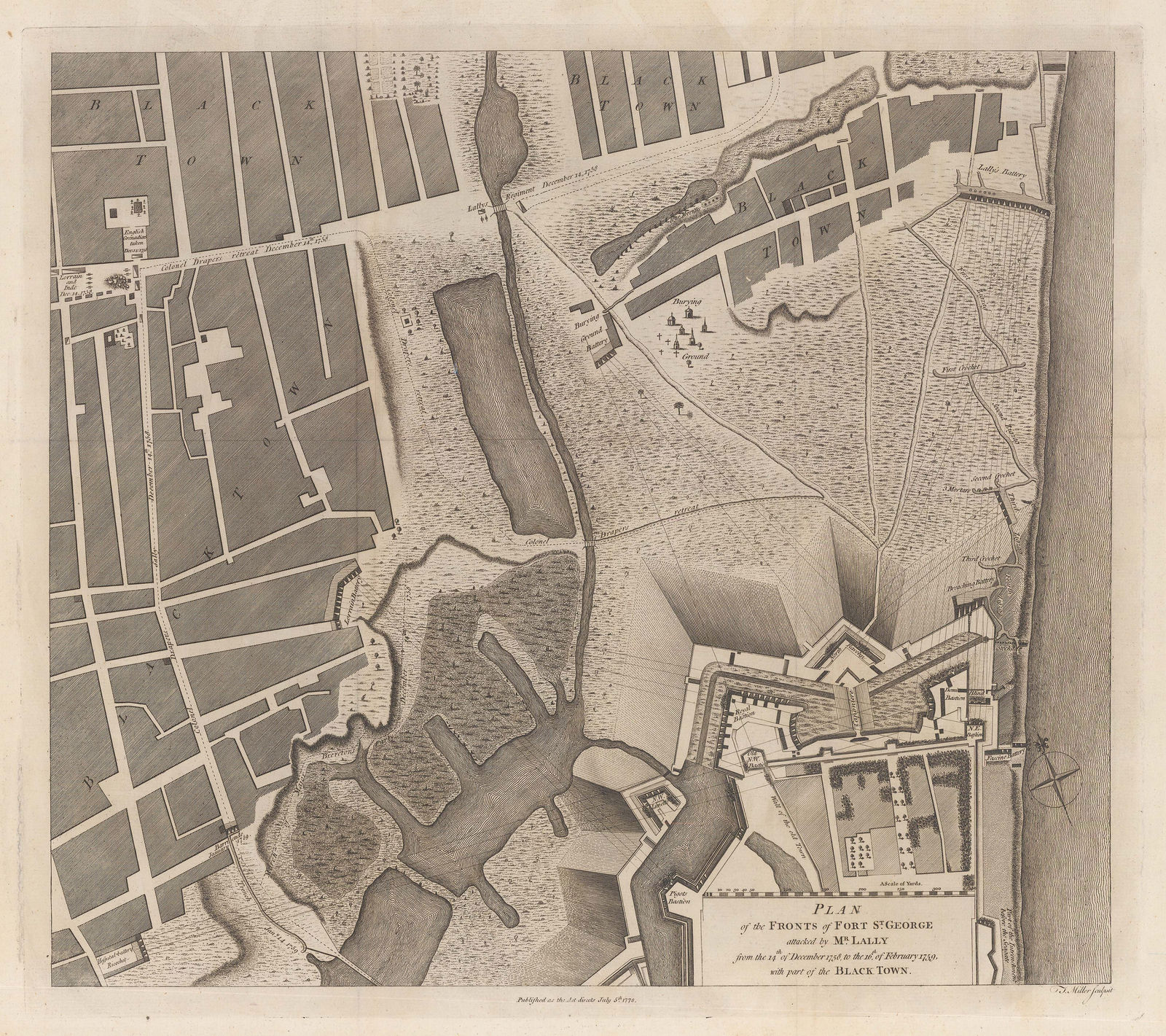 Robert Orme, Fort St. George, Chennai (Madras), 1778