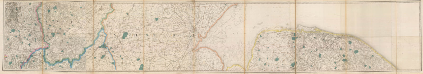 Ordnance Survey, England - Lincolnshire, Nottinghamshire & Norfolk, 1864