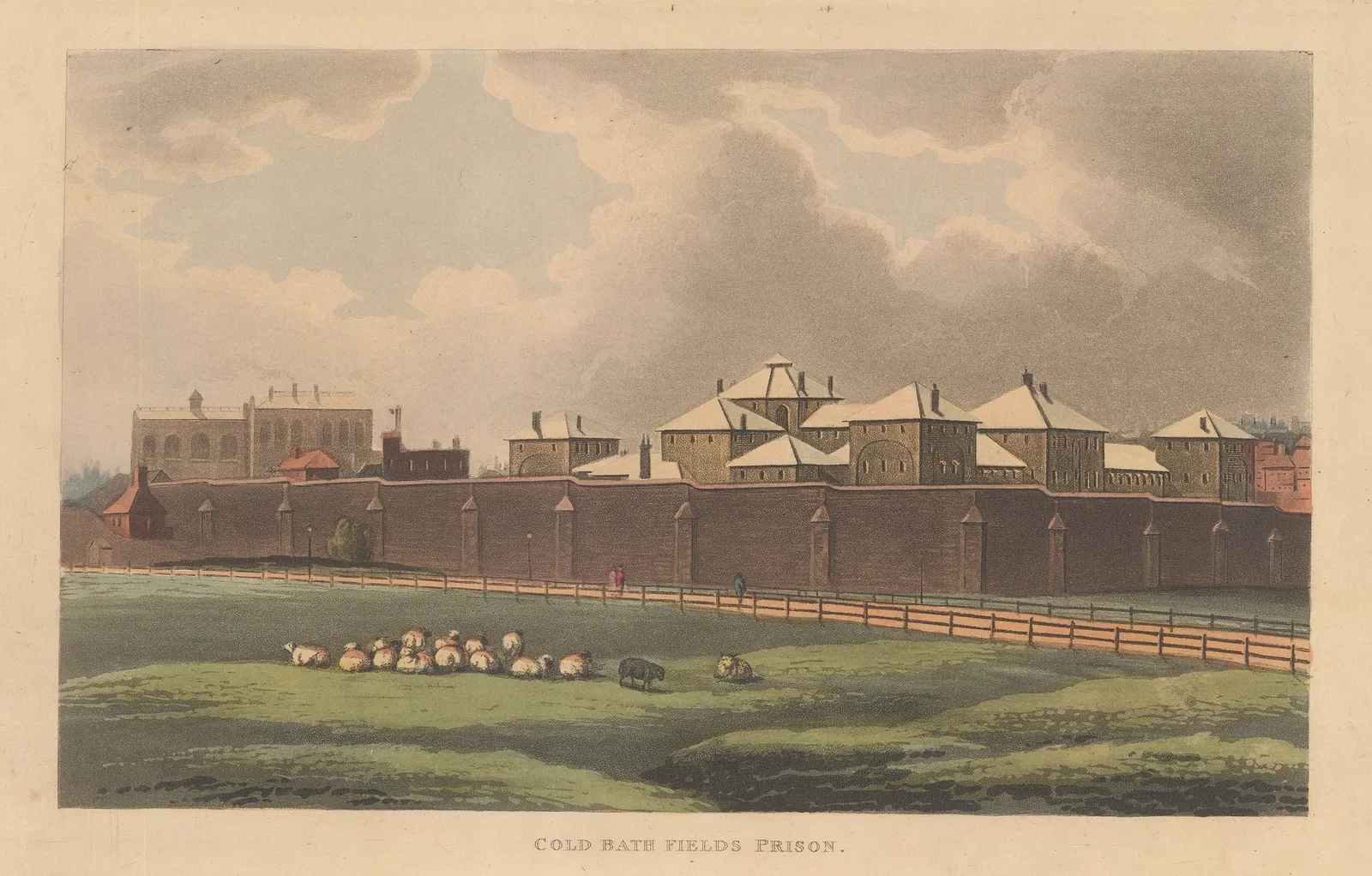 John Papworth, London - Islington, Coldbath Fields Prison (Mount Pleasant), 1816