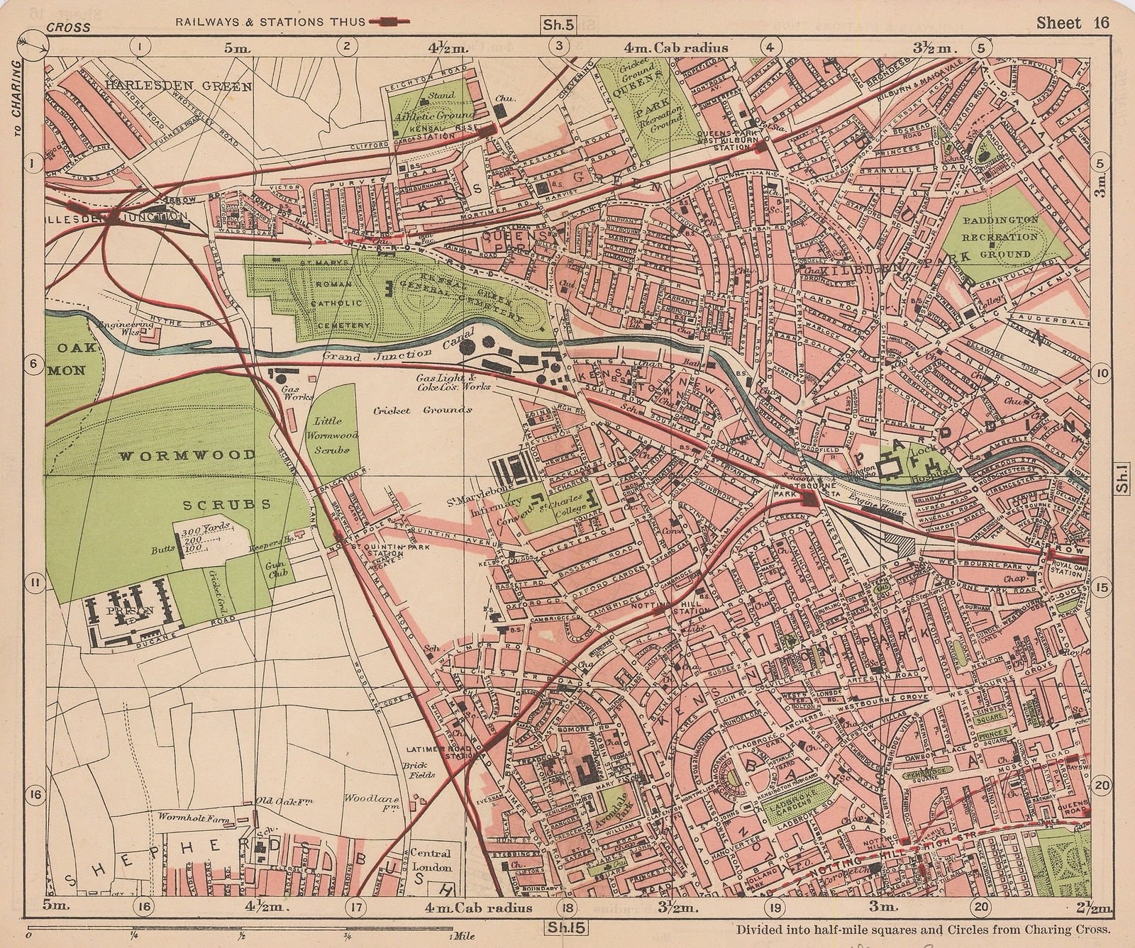 George W. Bacon, Bayswater, Kensington, Paddington, Kilburn & Queens Park, 1902