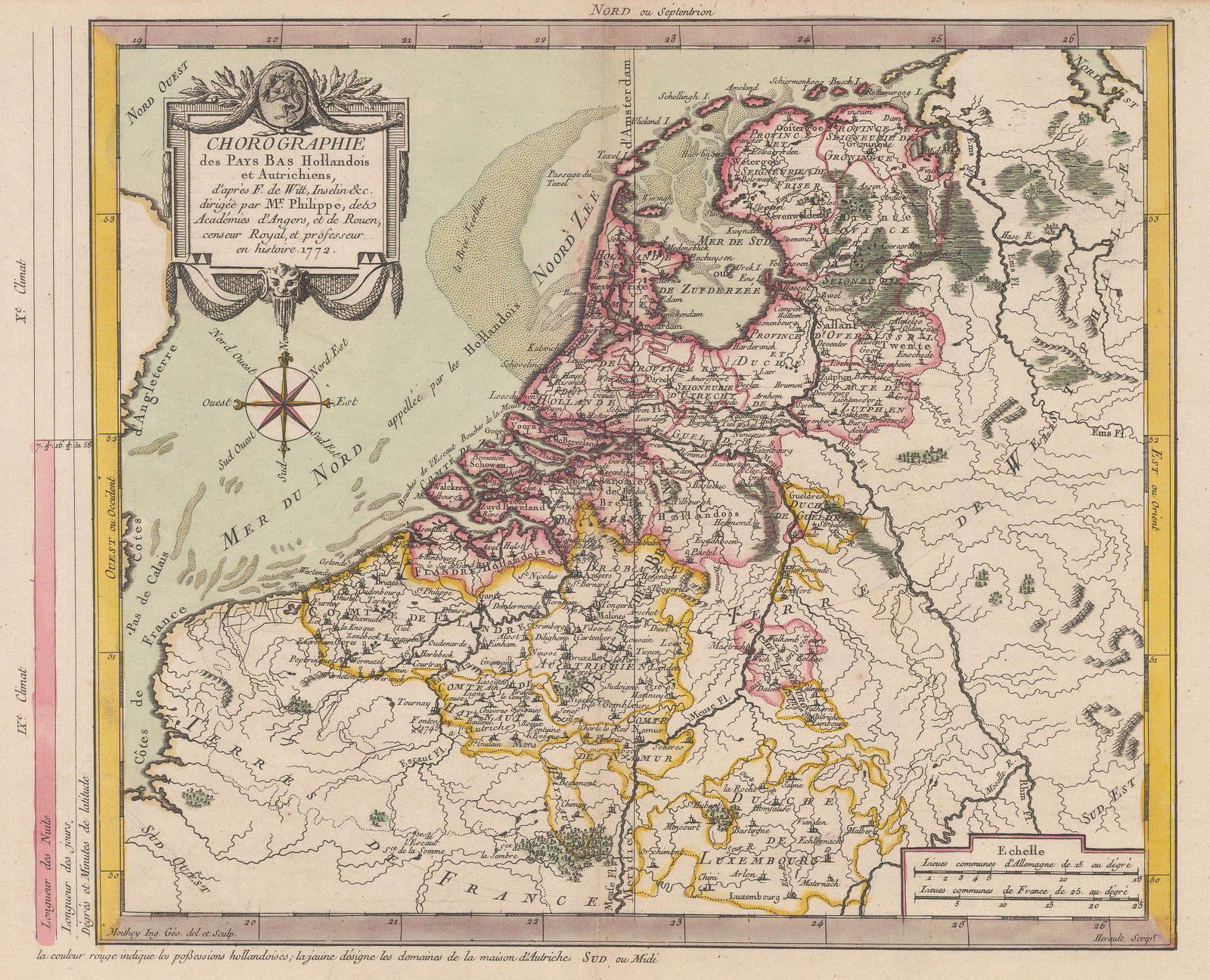 Étienne André Philippe de Prétot, Netherlands, Belgium & Luxembourg, 1772