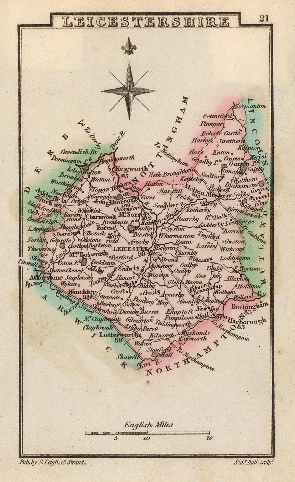 Sidney Hall, Leicestershire, 1820