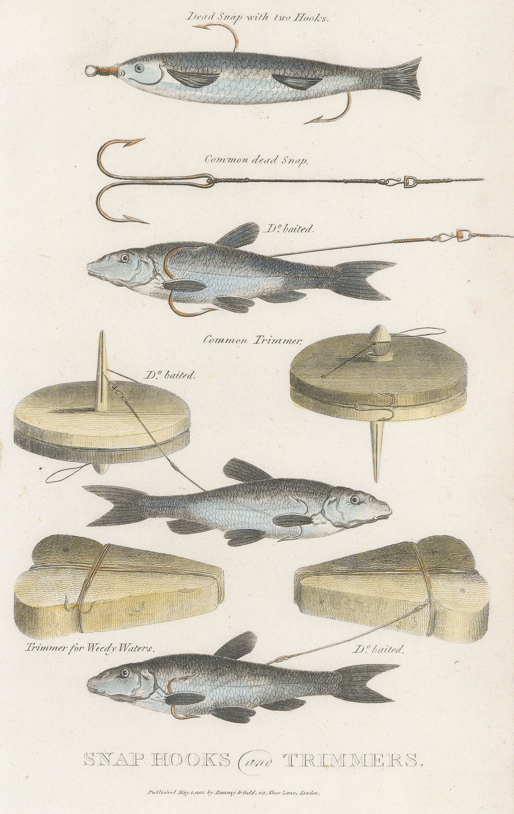 William Barker Daniel, Fishing - Snap Hooks & Trimmers, 1801