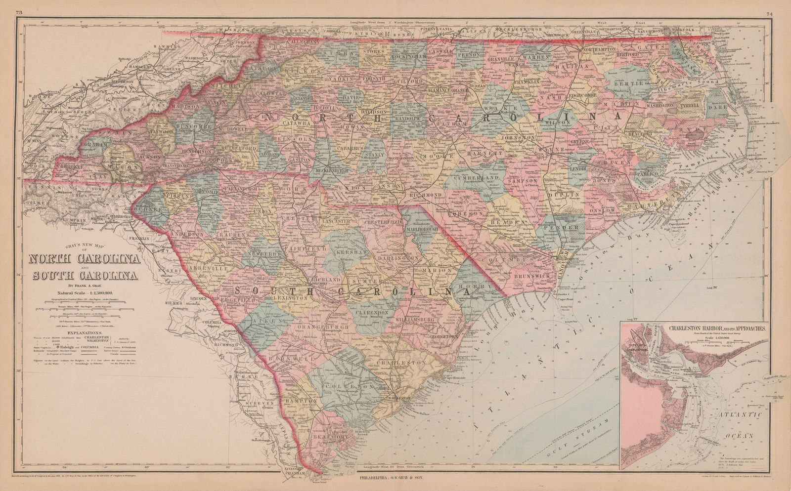 O.W. Gray & Son, North and South Carolina, 1881