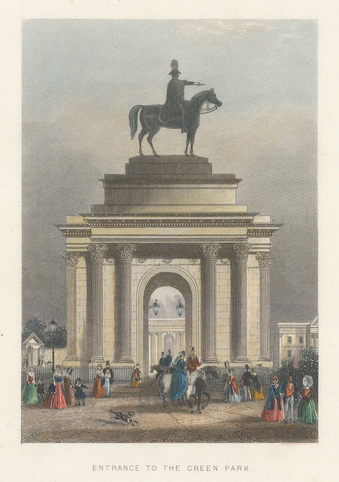John Tallis, London - Wellington Arch, 1851