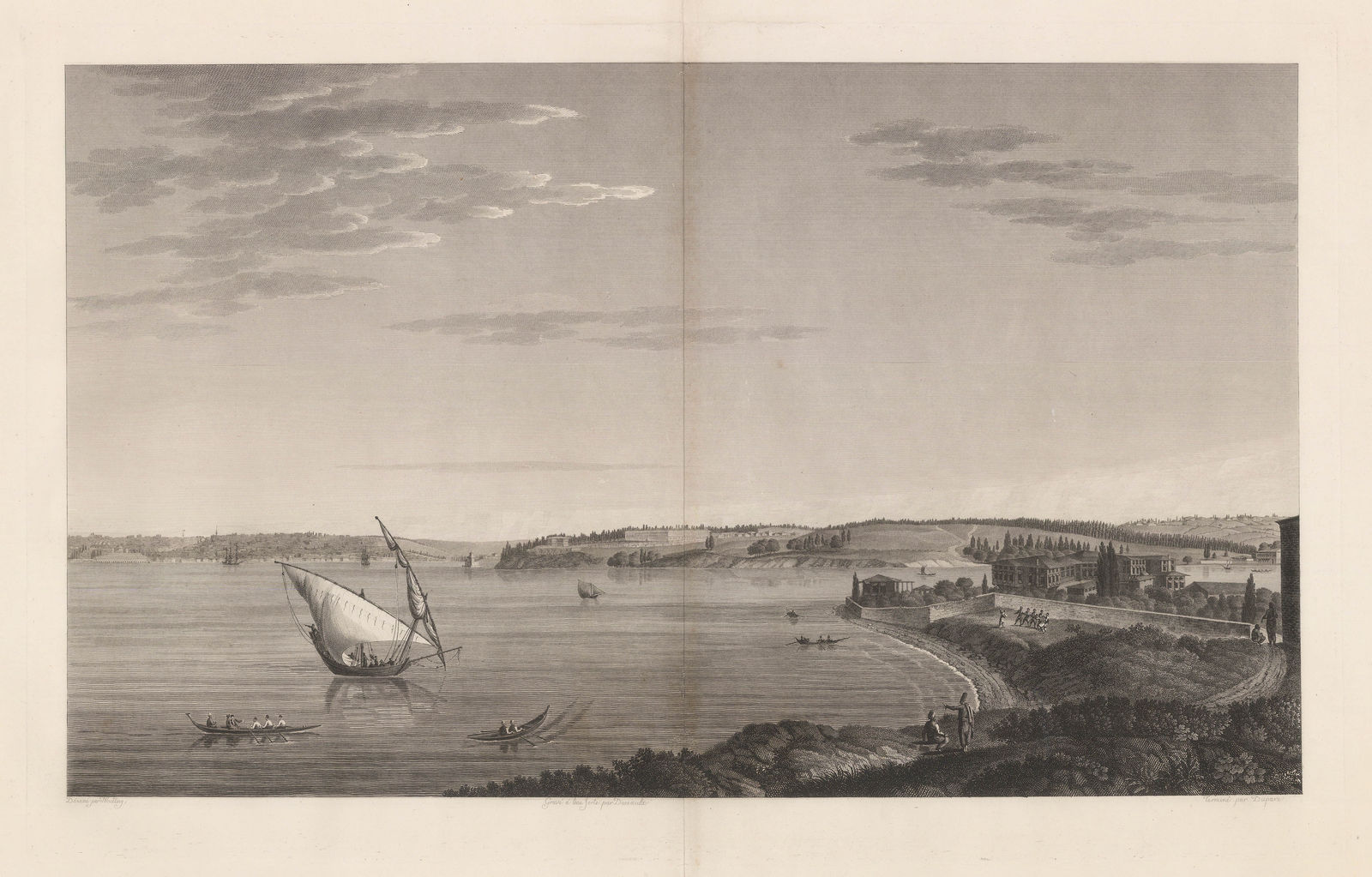 Antoine-Ignace Melling, Turkey - Istanbul / Constantinople, Kadi-Kieui, 1819