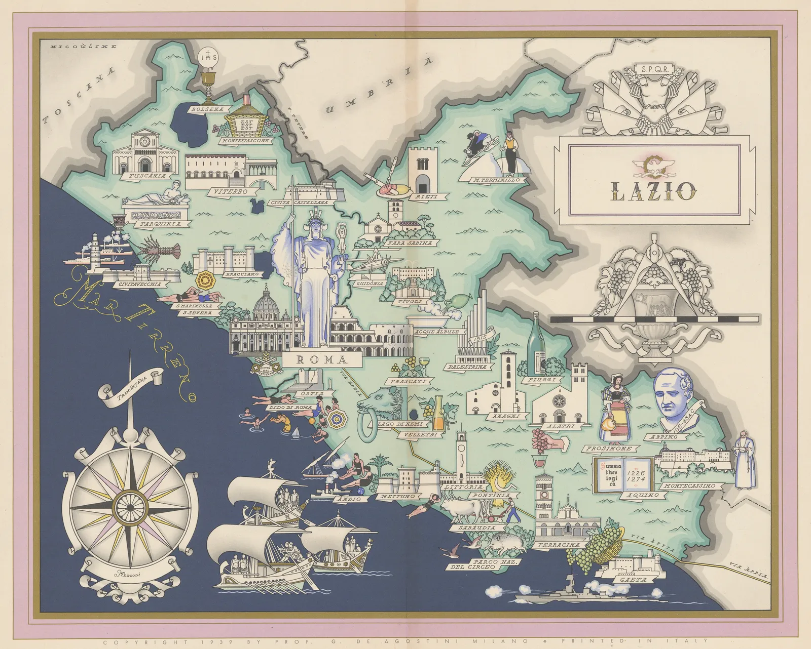 Giovanni De Agostini, Lazio, 1941