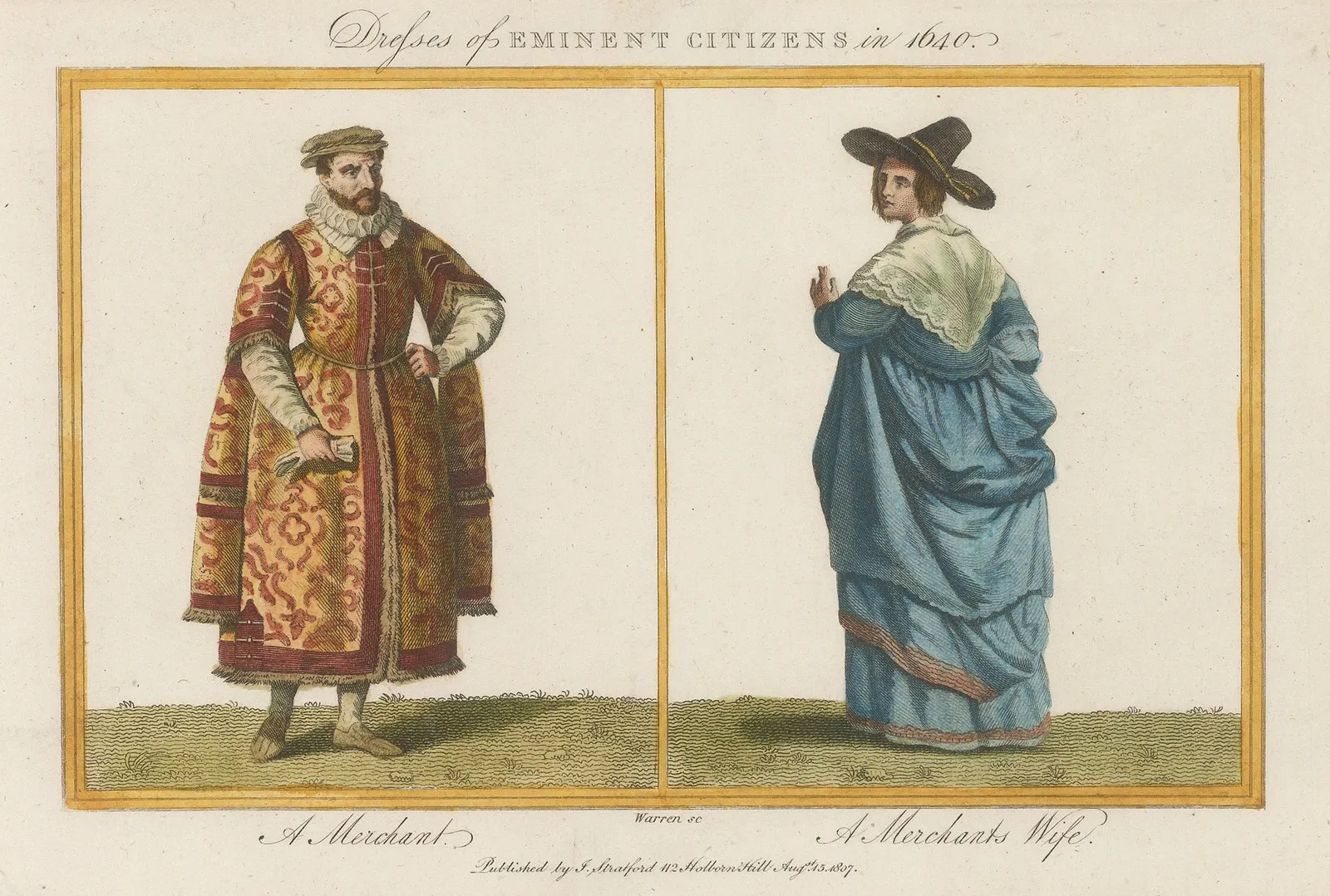 John Stratford, Historical costume - English Costume, 1807