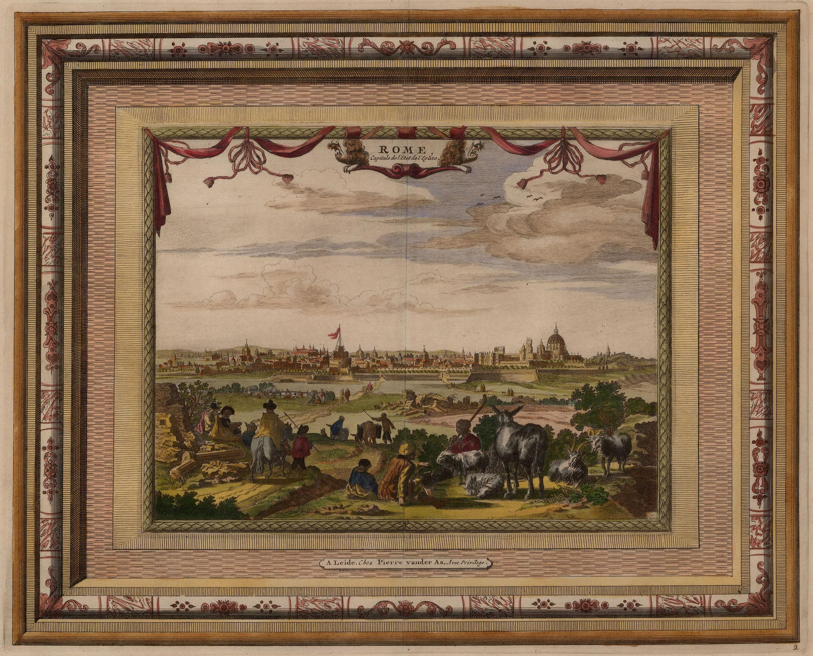 Pieter Van der Aa, Italy - Rome, 1700