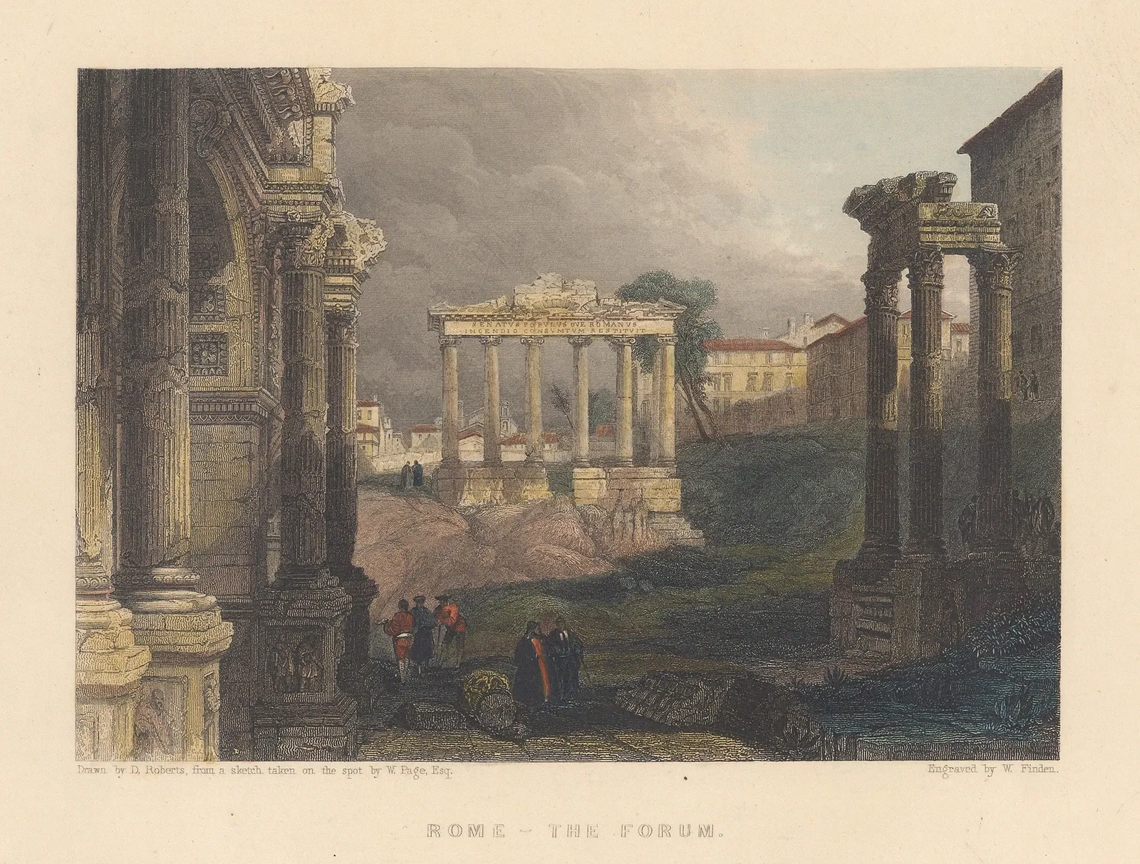 Archibald Fullarton, Italy - Rome, Forum, 1856