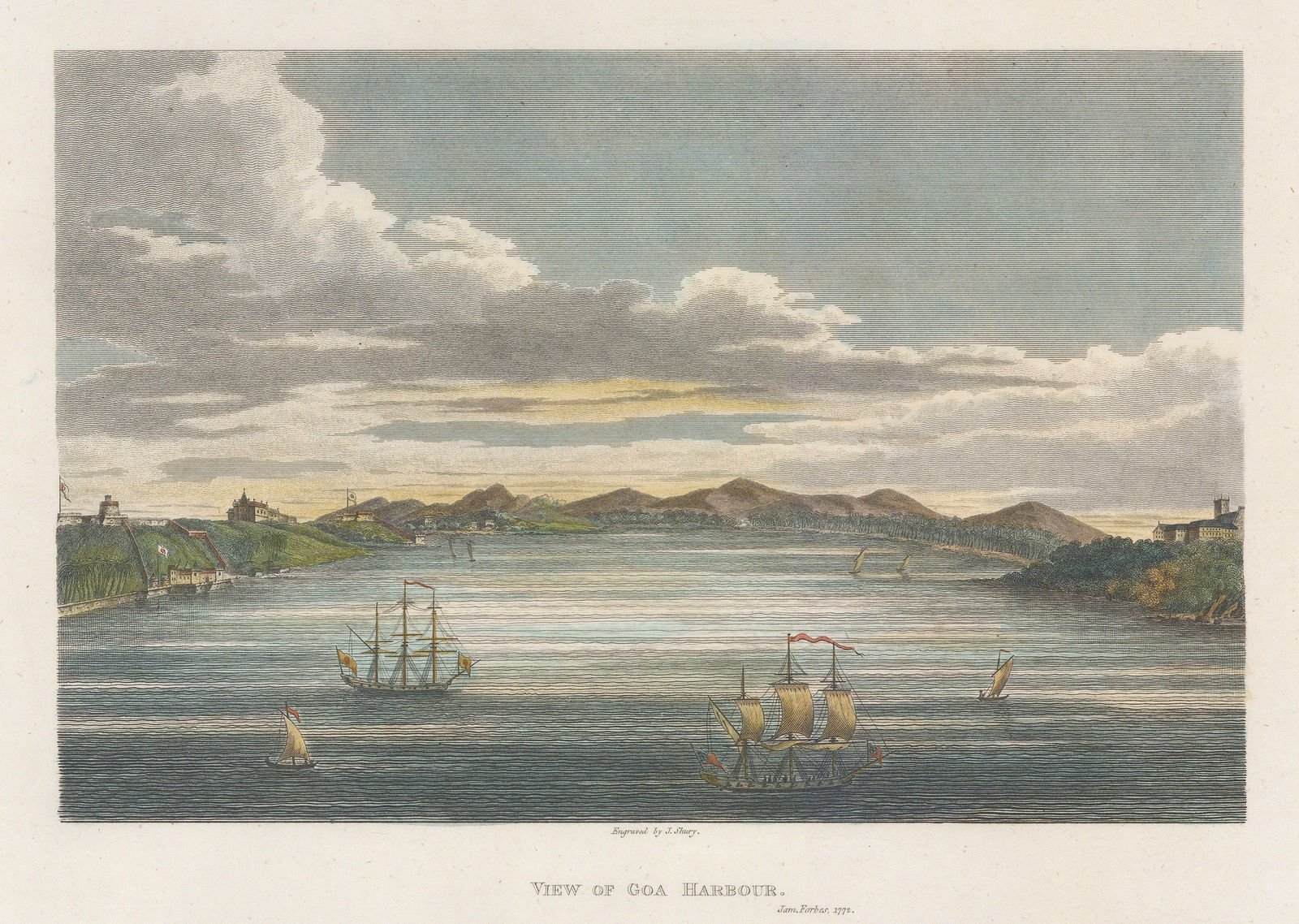James Forbes, India - Goa Harbour, 1813