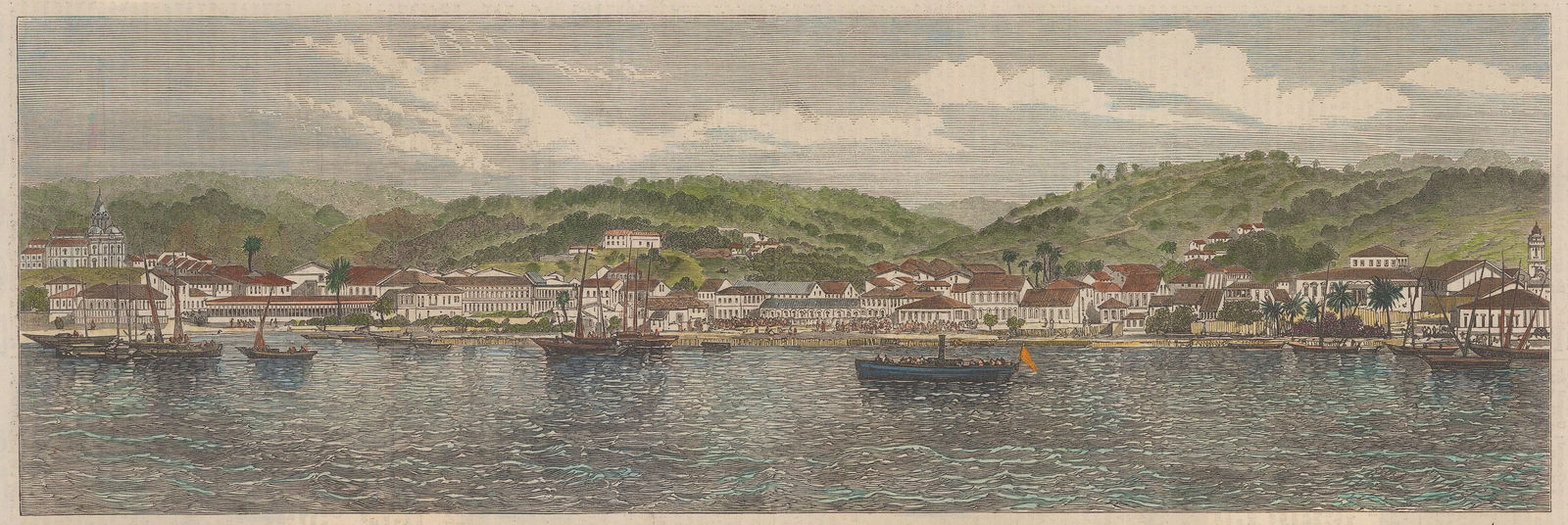 Illustrated London News (ILN), Brazil - Cachoeira, 1868