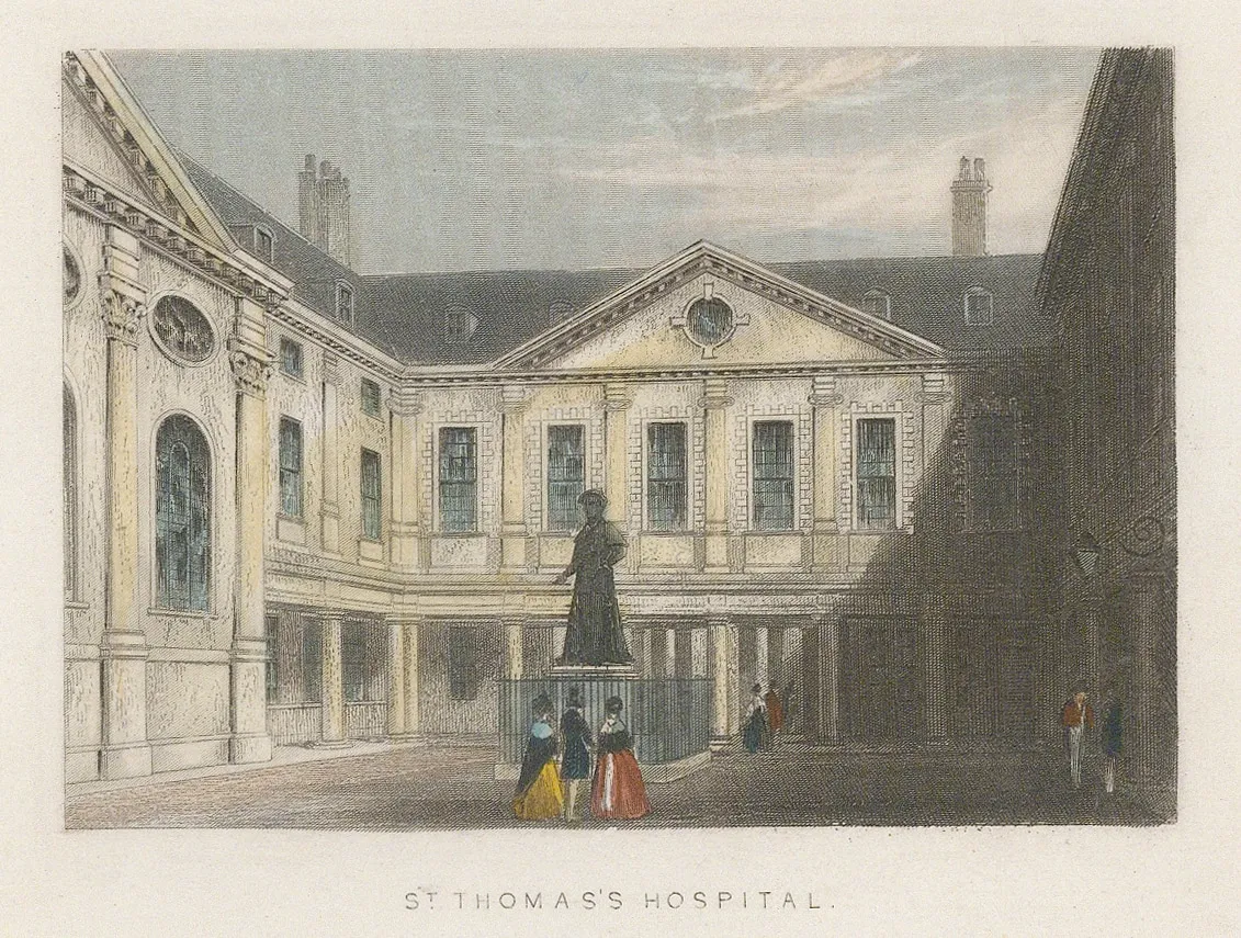 John Tallis, London - St Thomas's Hospital, 1851