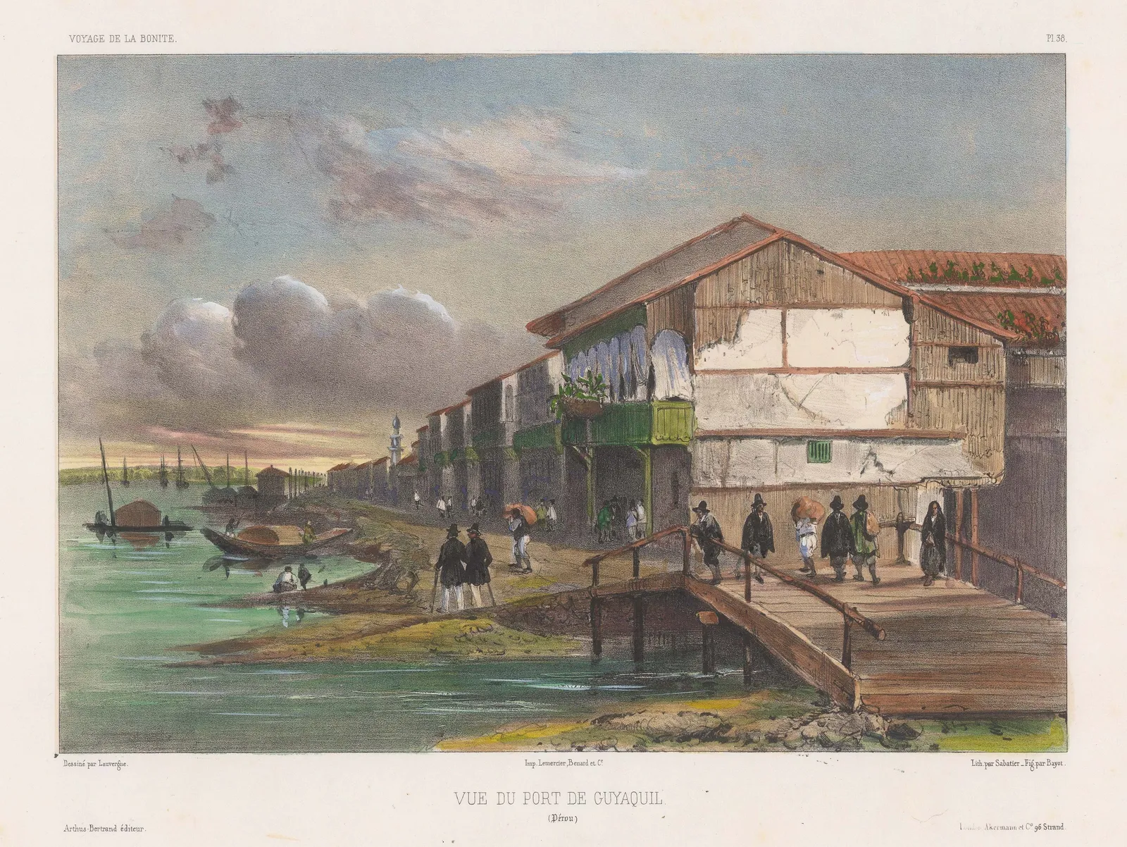 Auguste-Nicolas Vaillant, Ecuador - Guayaquil, 1850 c.