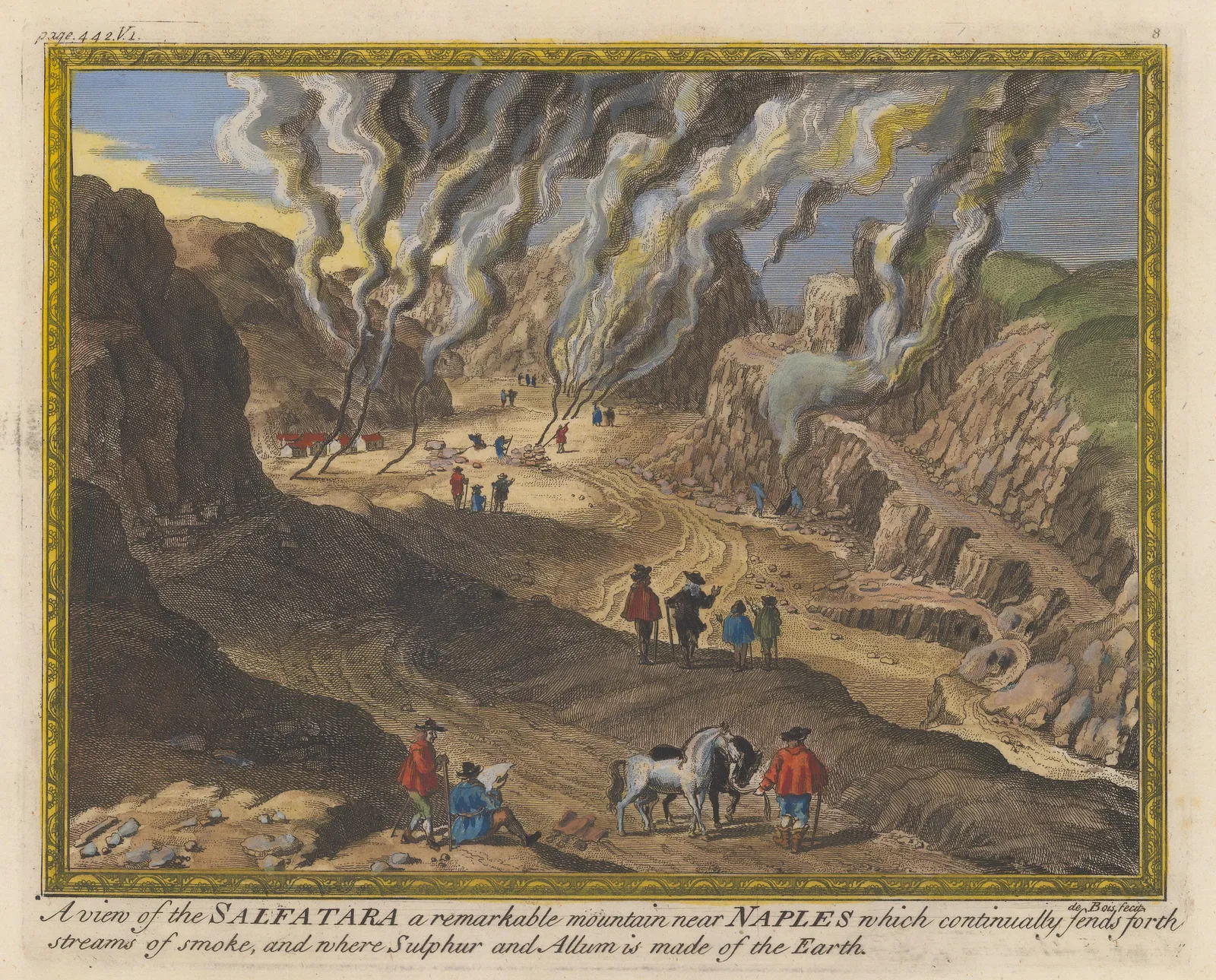 Herman Moll, Italy - Naples, Pozzuoli, 1745 c.