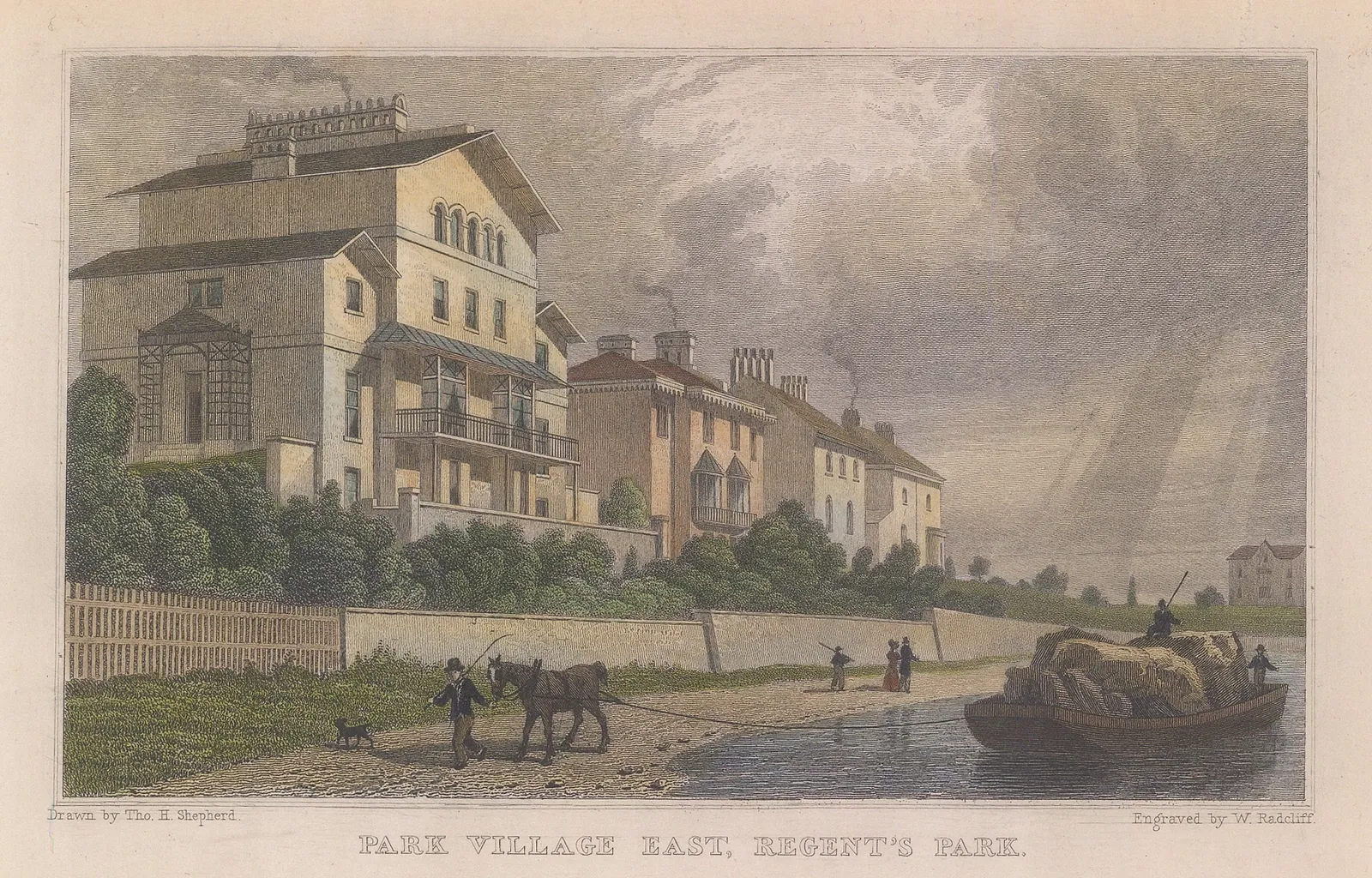 Thomas Shepherd, London - Regent's Park, 1827