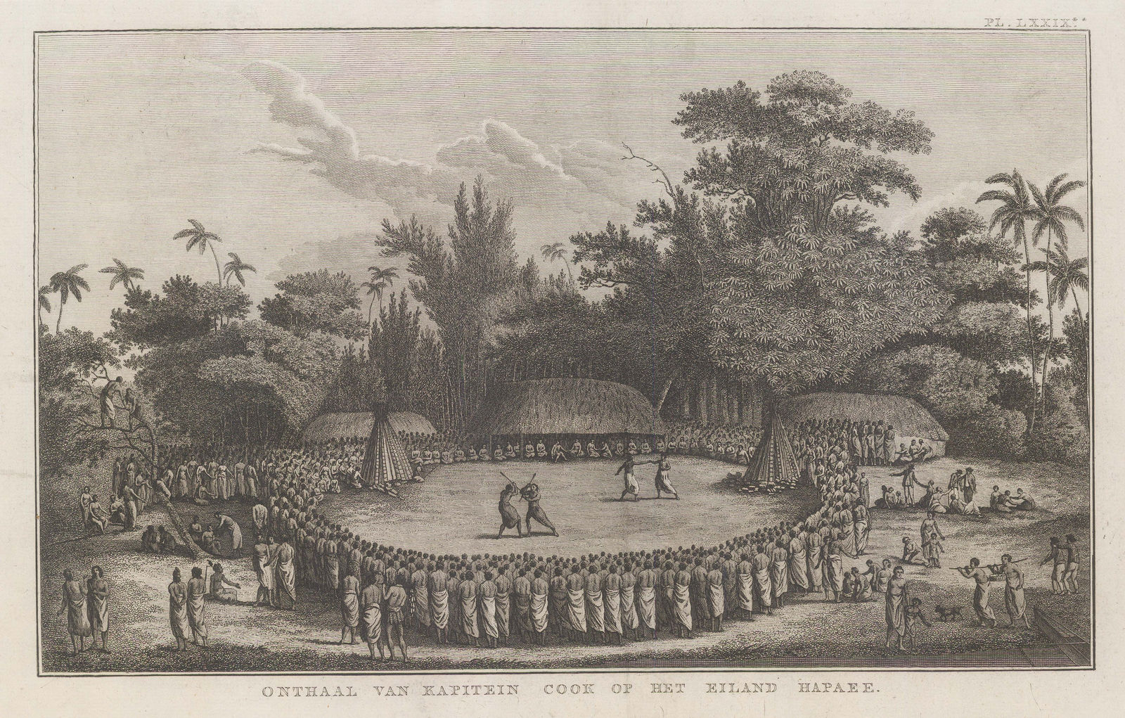 Cook's Voyages, Tonga - Hapaee Island, 1794