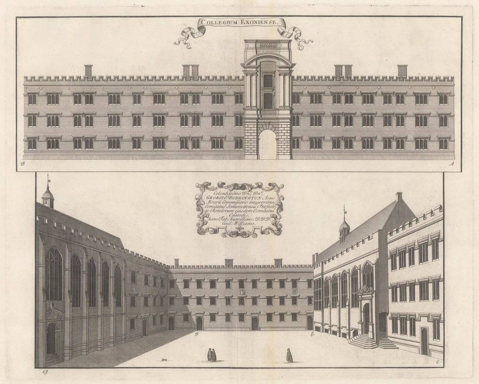 William Williams, Oxford University - Exeter College, 1734