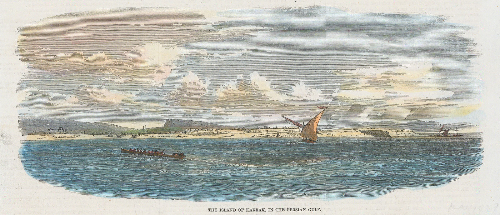 Illustrated London News (ILN), Iran - Karbak Island, 1857