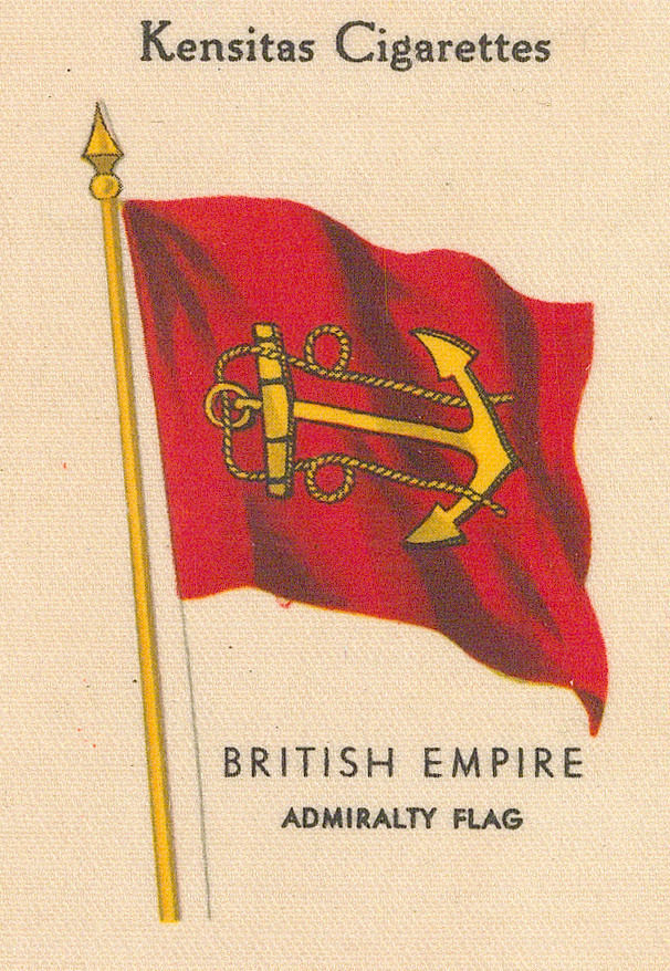 Kensitas Cigarettes, Royal Navy - Admiralty Flag, 1920 c.