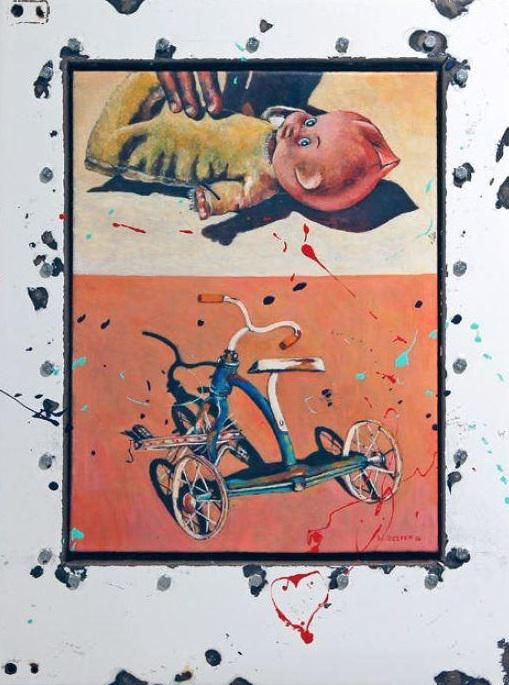 Dr. Willie Bester, Tricycle and Doll, 2014