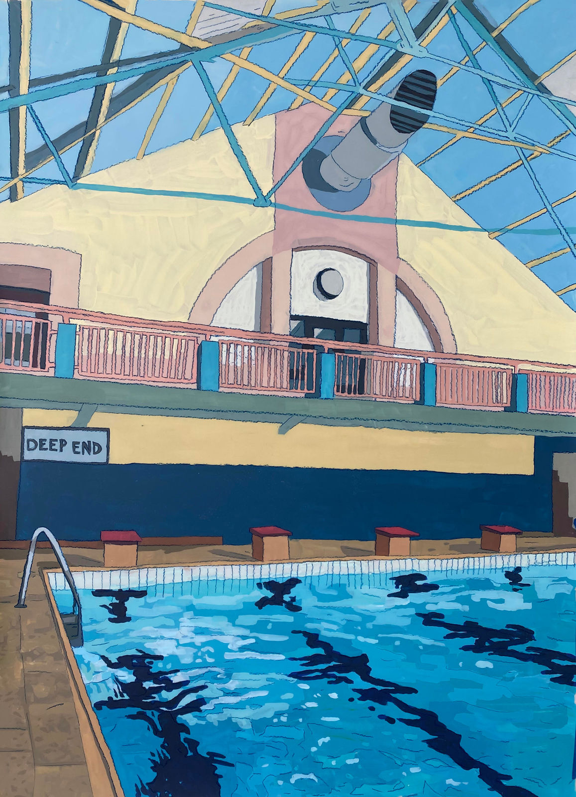 Adele van Heerden, Long Street Baths Deep End, 2023