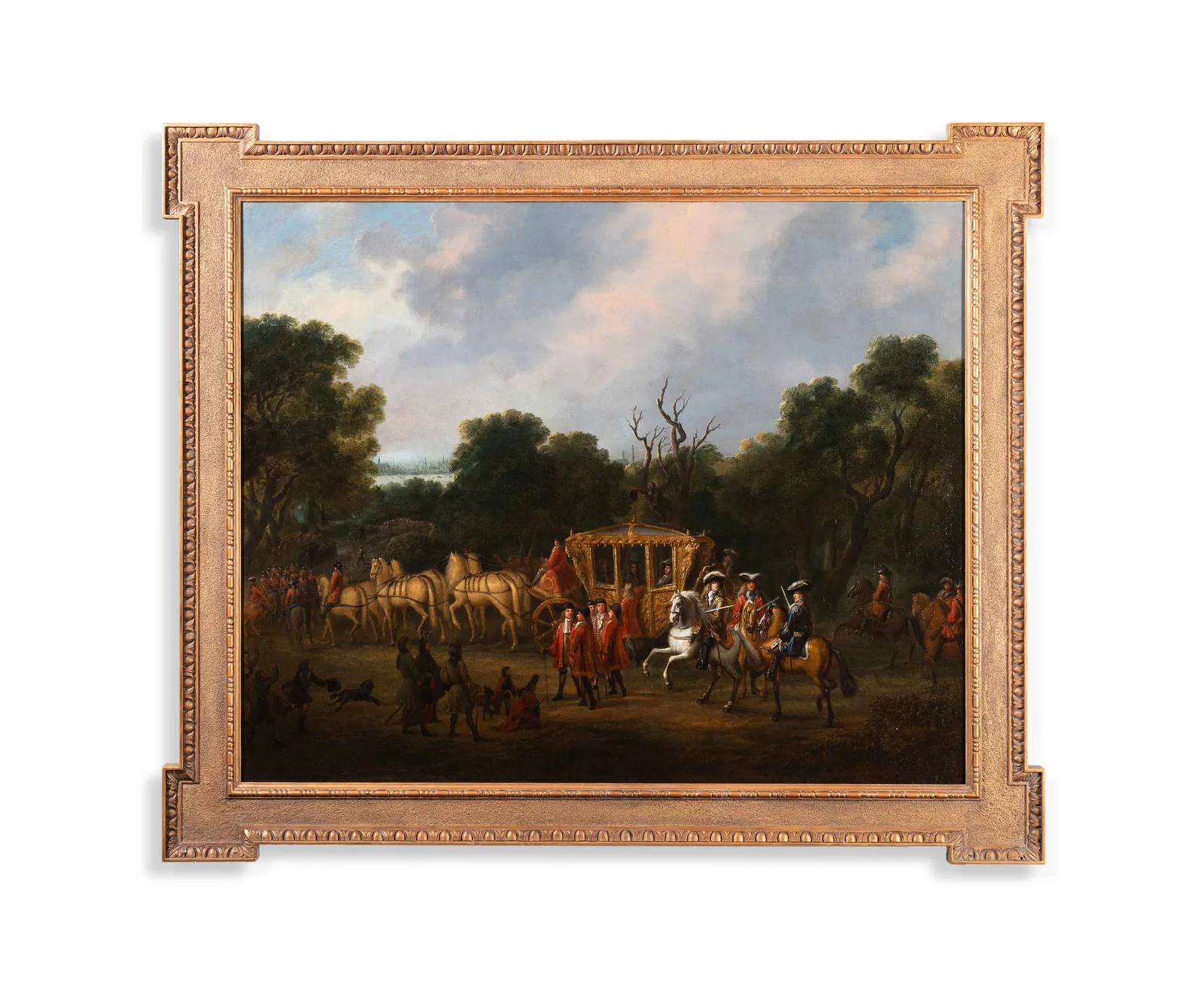 Attributed to Alexander van Gaelen (Dutch, 1670-1728), William III's procession to the Houses of Parliament