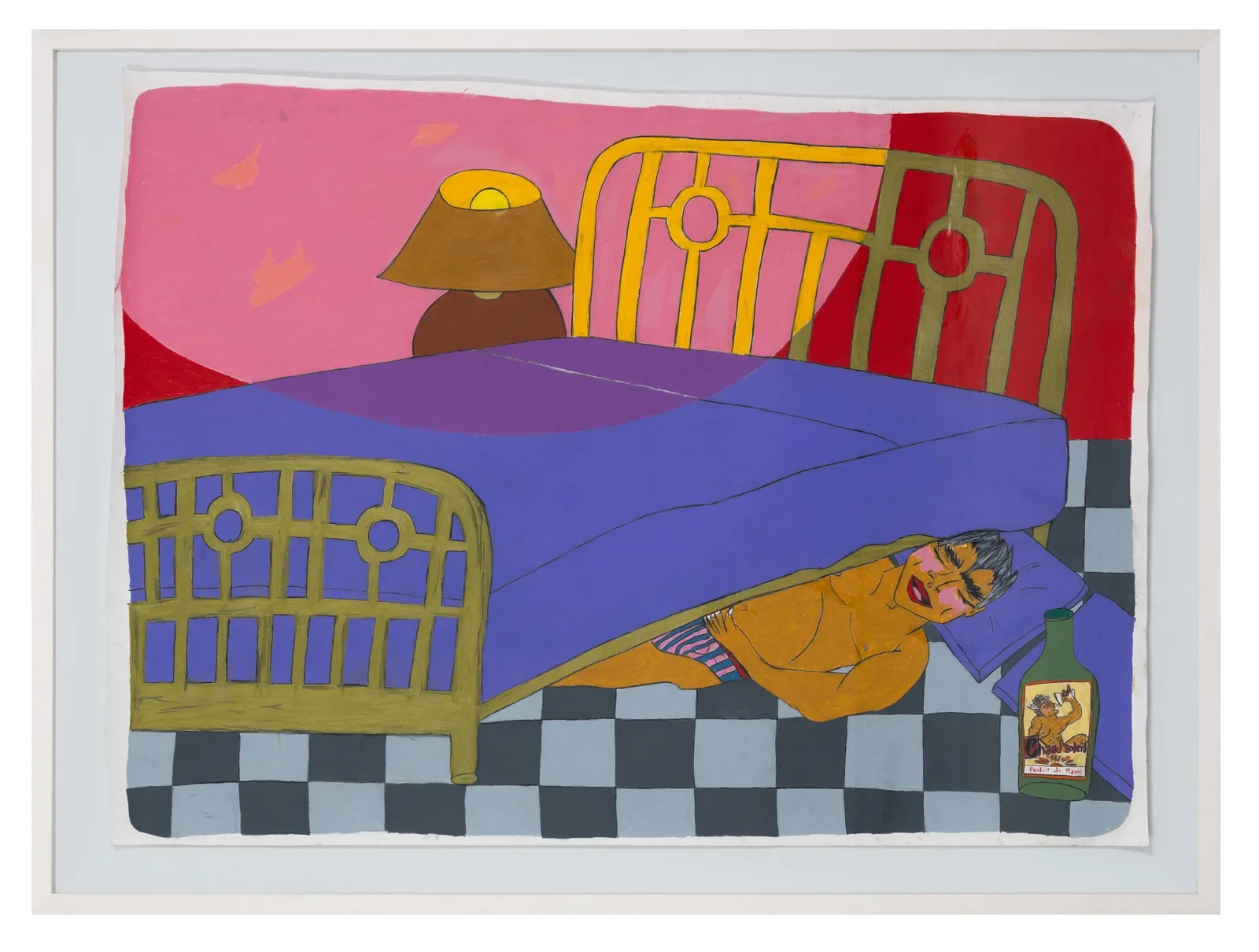 Soufiane Ababri, Bedwork / A Little Rest Under Proust's Bed, 2023