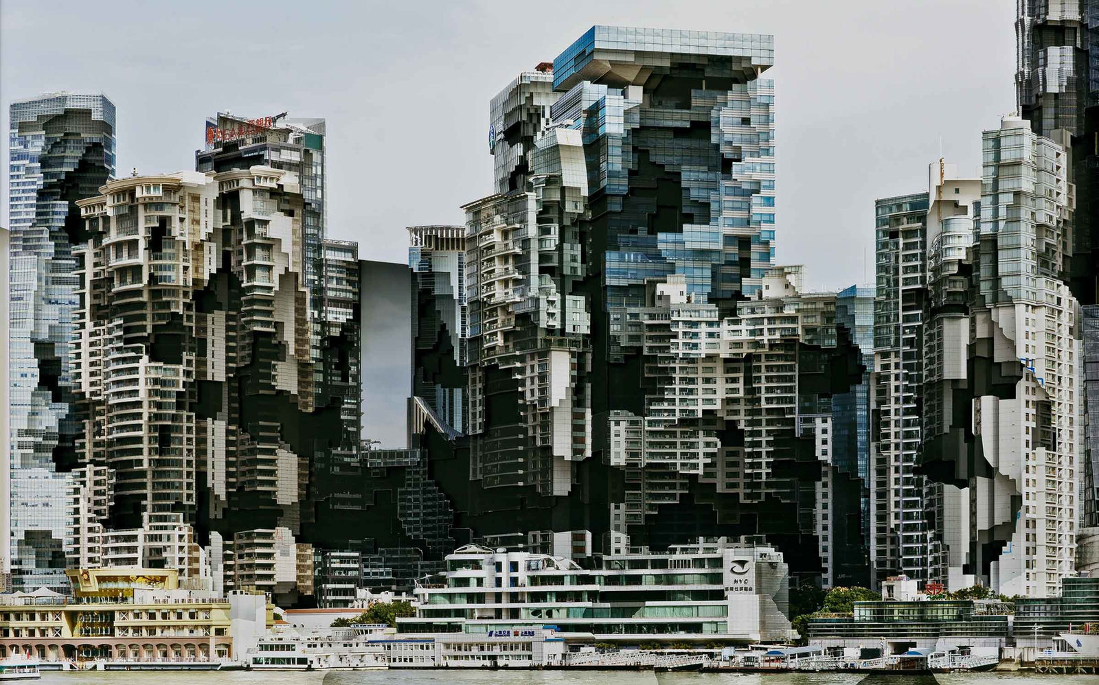 Michel Lamoller, Anthropogenic Mass 1 (Shanghai), 2022