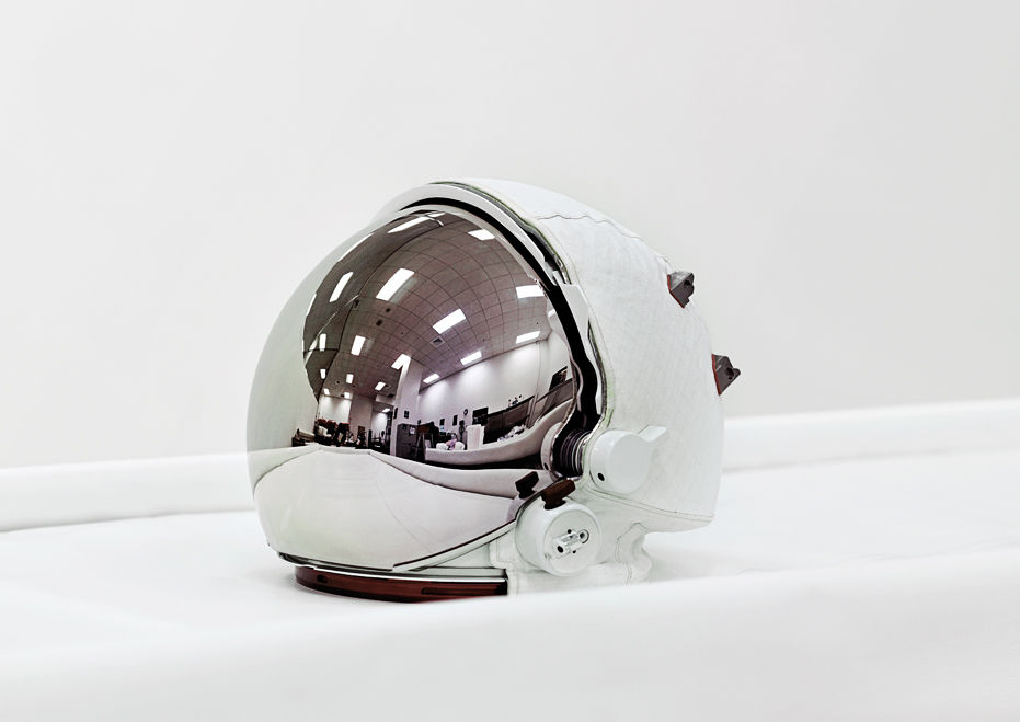 Vincent Fournier, The Space Project; Space Helmet, Extravehicular Visor Assembly, John F. Kennedy Space Center (NASA), Florida, U.S.A., 2011