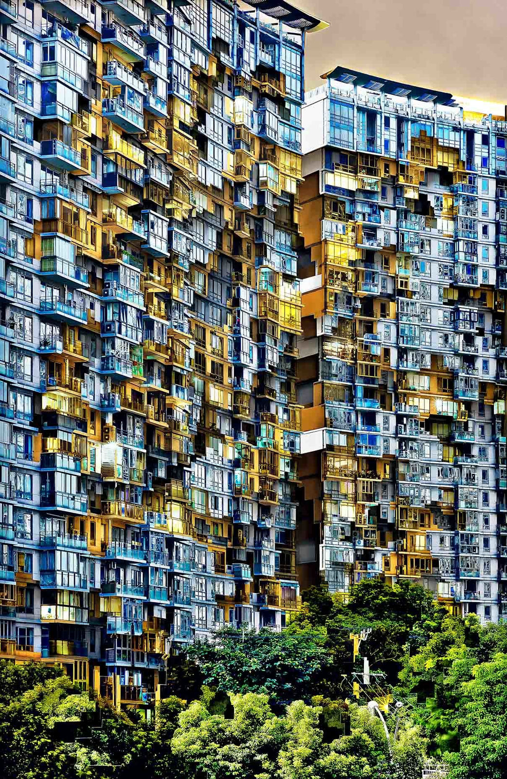 Michel Lamoller, Anthropogenic Mass 15 (Shanghai), 2022