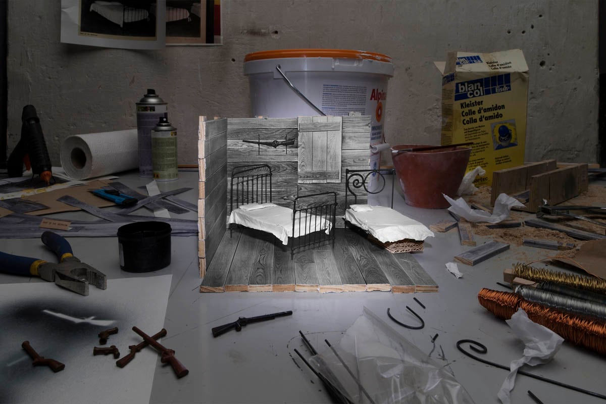 Cortis & Sonderegger, Making of 'Part of the Bedroom of Floyd Burroughs' Cabin' (by Walker Evans, 1936), 2015
