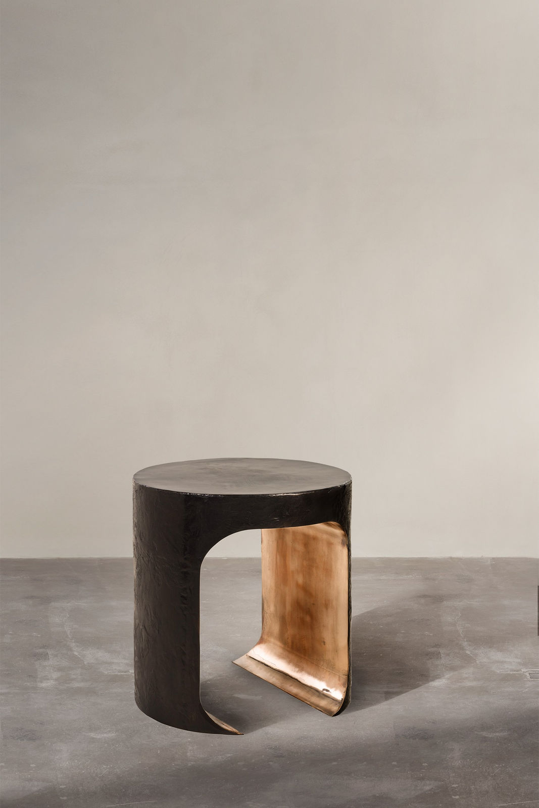 Thierry Lemaire, HELLMET Side table Ø 45