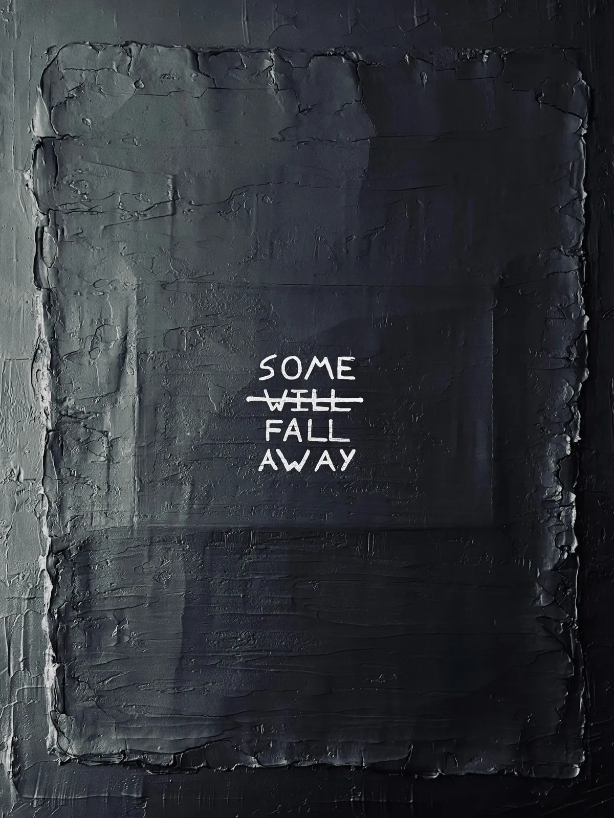 A close-up detail shot of the painting 