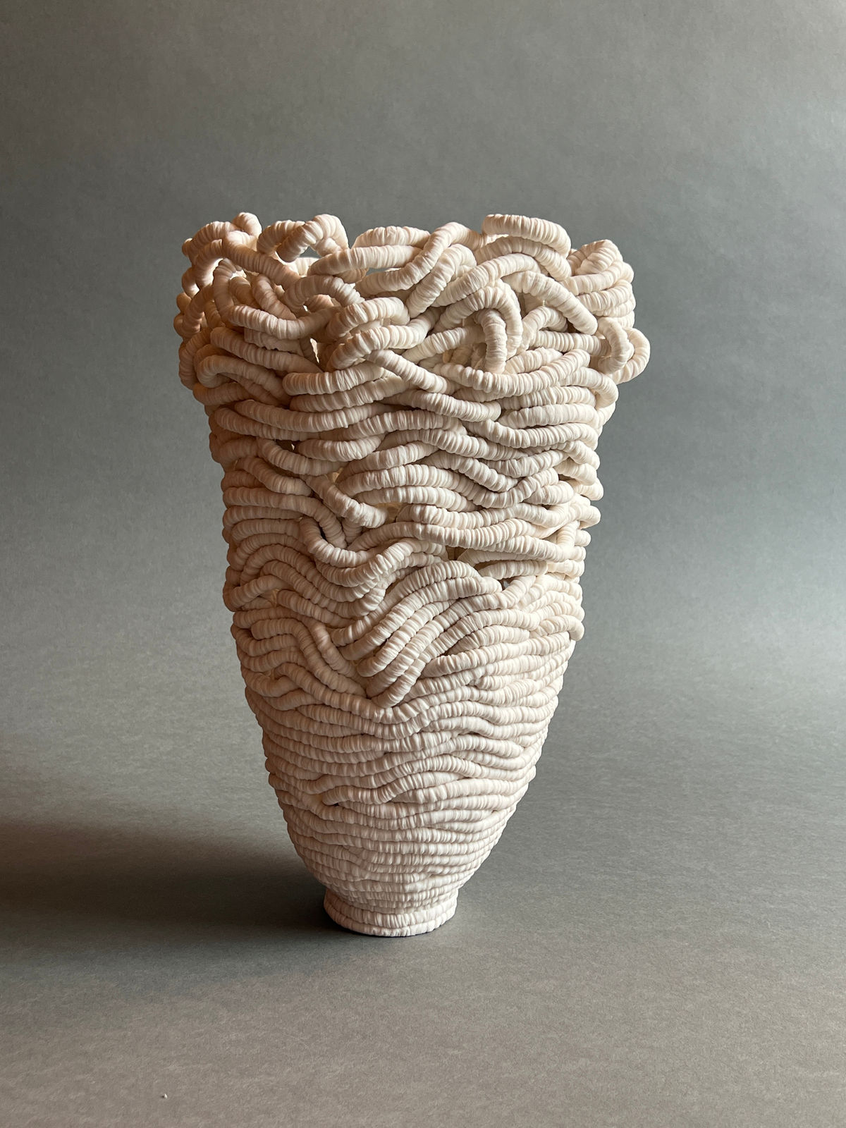 Leah Kaplan, Crewel Medusa, 2024