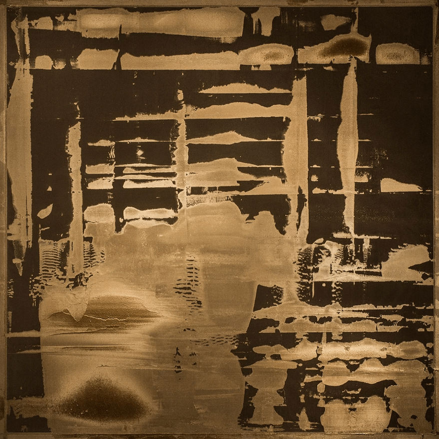 Pierre Bonnefille, Bronze Painting 048, 2016