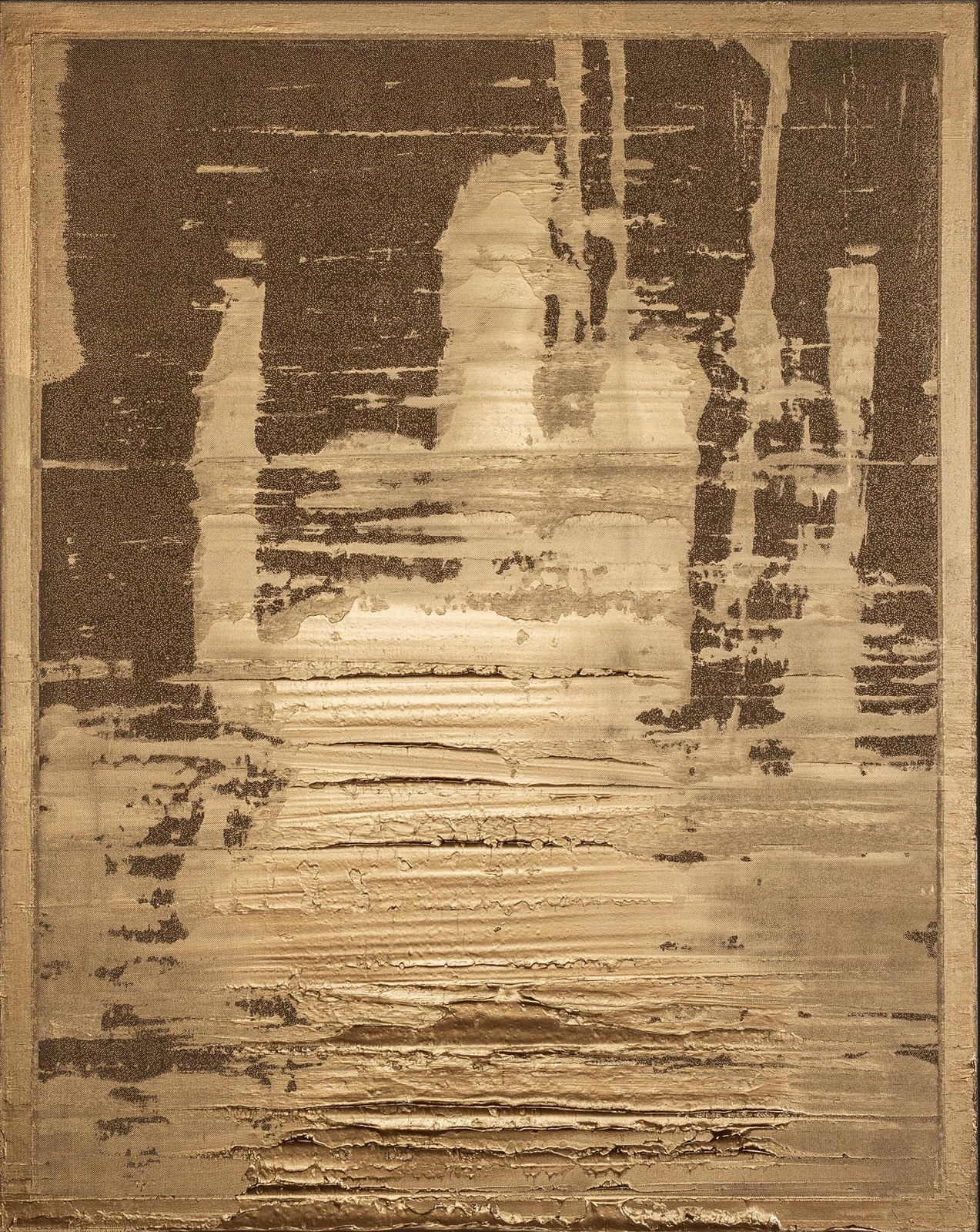 Pierre Bonnefille, Bronze Painting 135, 2019