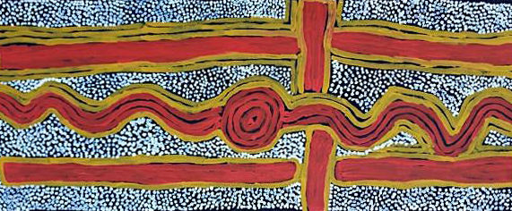 Timmy Payungka Tjapangati, Snake Tjukurrpa, 1999