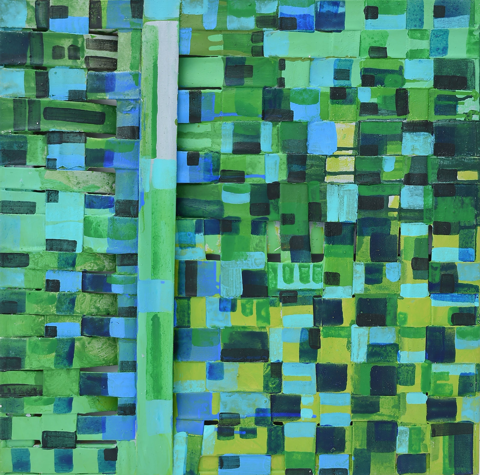 Engdaget Legesse, Woven Green 1 , 2022