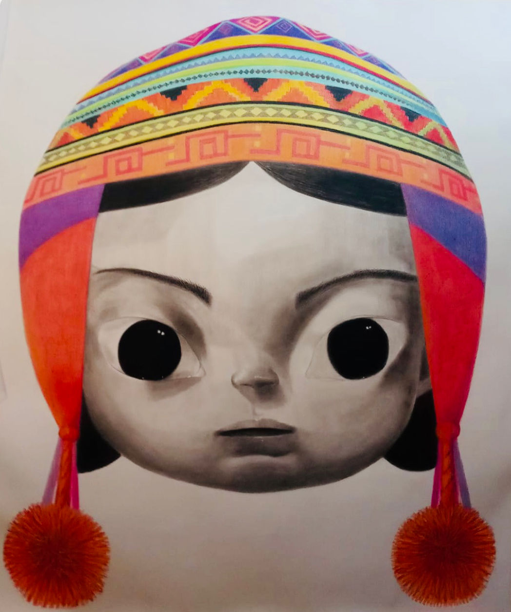 Alberto Echegaray Guevara (Cayman), Amerindian (ANDEAN GIRL AMERINDIAN EYES OF THE ANDES), 2021